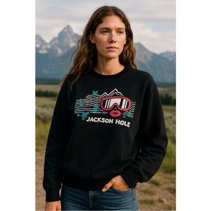 As Color Women’s Jackson Hole Black Sweatshirt, size XL